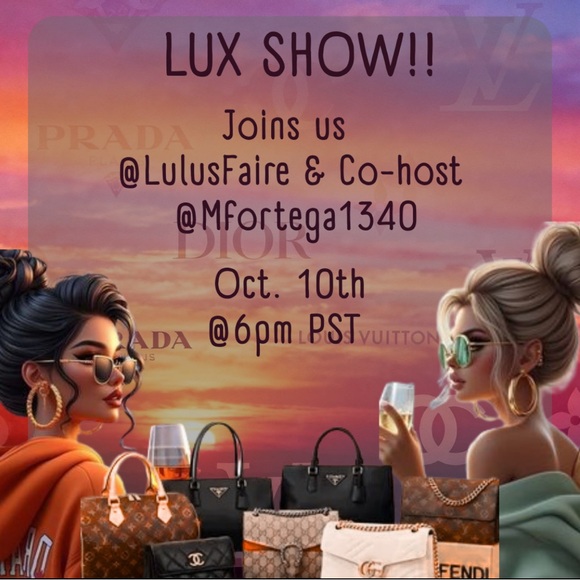 Lux Show October 10 @6pm PST Deals Deals Deals 💥 - Picture 1 of 1